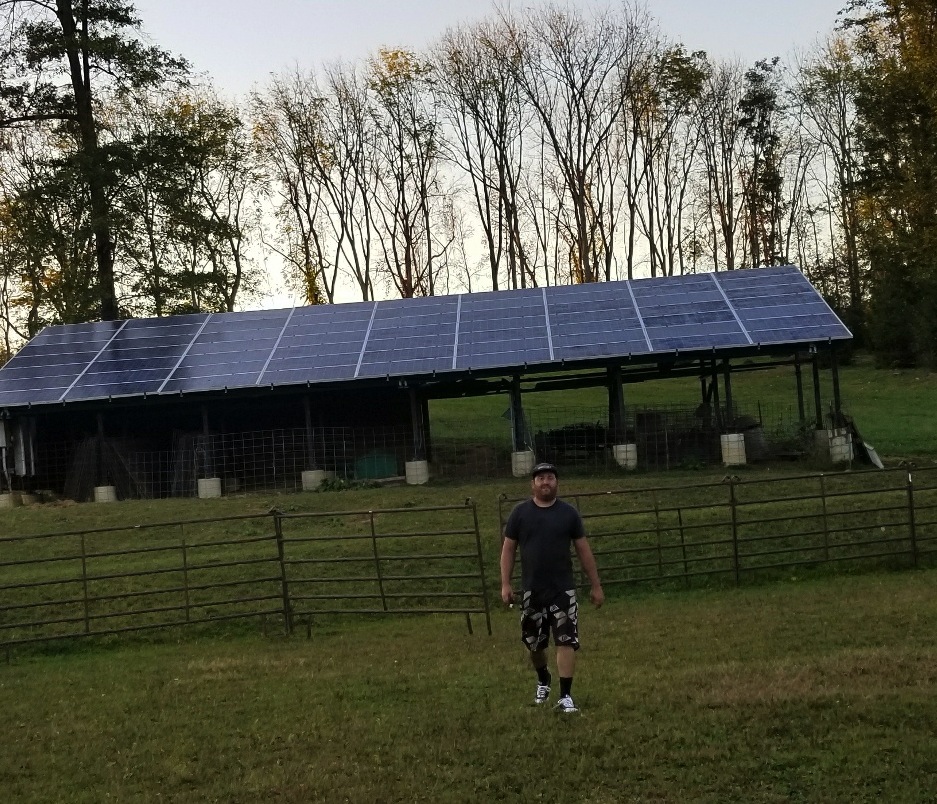 Animal Farm Barn Roof Solar Panels