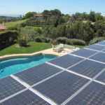Solar panels for pool in Malibu